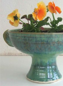 Stoneware table planter ht 20cms £36