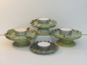 candle holders 14cm in diameter